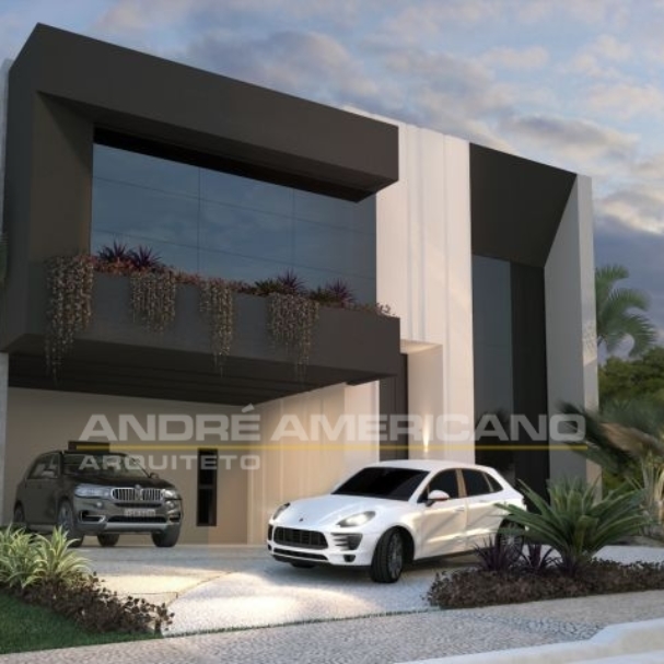 Projeto arquitetônico de casa de alto padrão, desenvolvido pelo escritório de arquitetura André Americano.